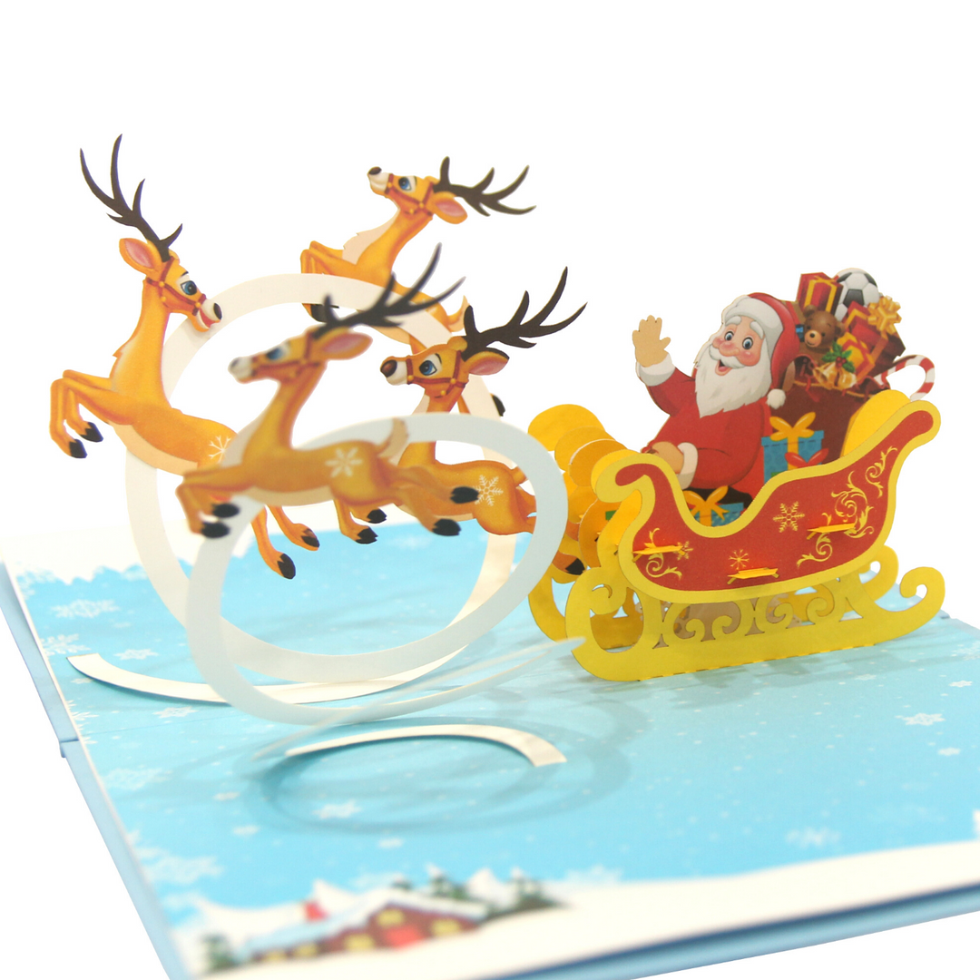 Santa Claus Christmas Pop Up Card