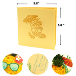 Load image into Gallery viewer, Funny Pineapple Drink Pop Up Card
