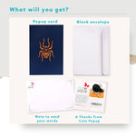 Load image into Gallery viewer, Giant Spider Halloween Pop Up Cards
