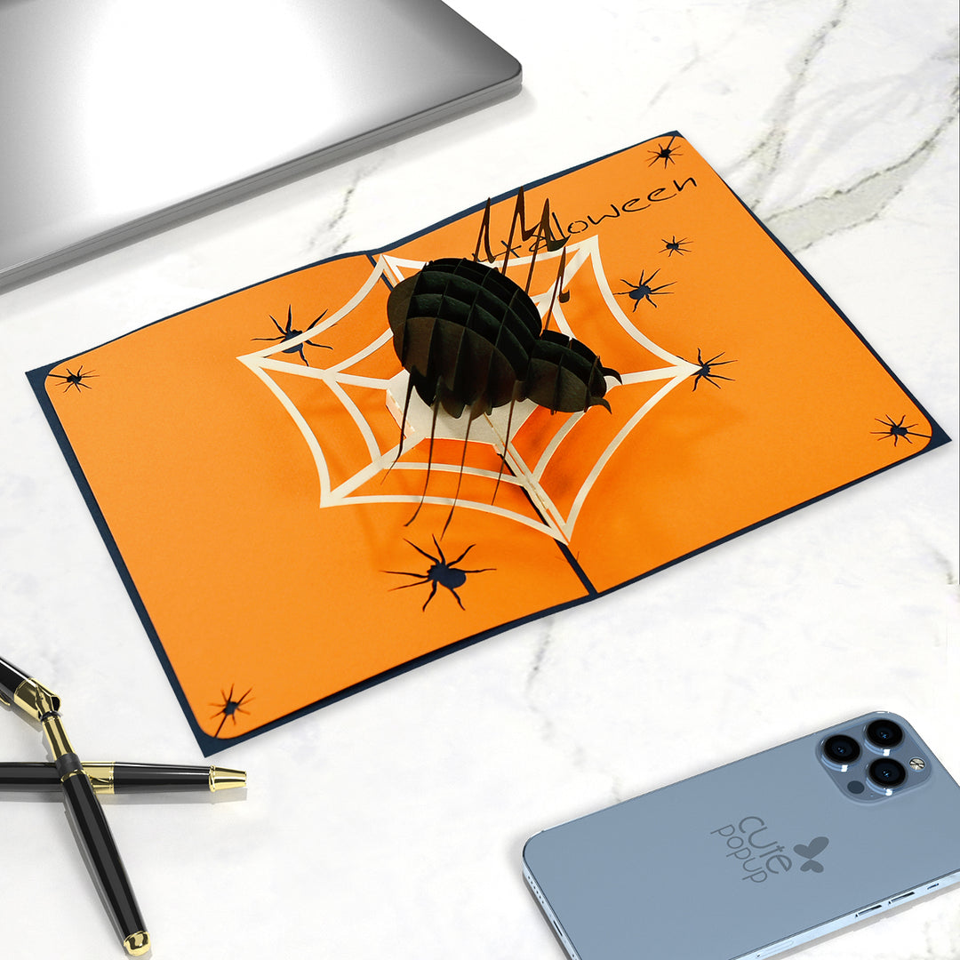 Giant Spider Halloween Pop Up Cards