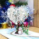 Load image into Gallery viewer, Christmas Heart Tree Pop Up Card
