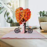 Load image into Gallery viewer, Romantic Wedding With Heart Tree Pop Up Card
