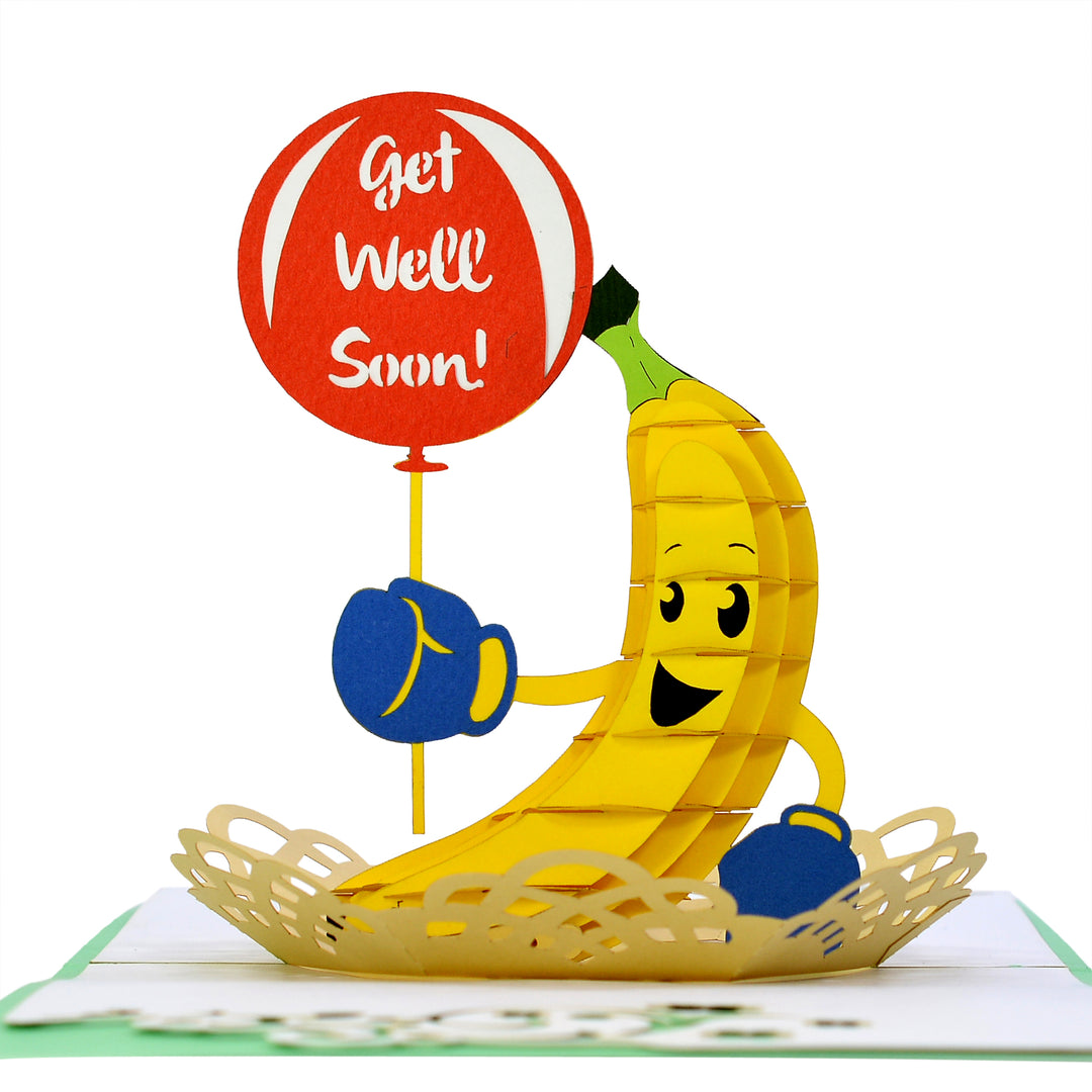 Mr. Motivational Banana Pop Up Card